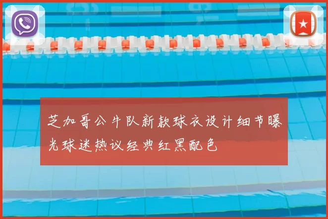 芝加哥公牛队新款球衣设计细节曝光球迷热议经典红黑配色